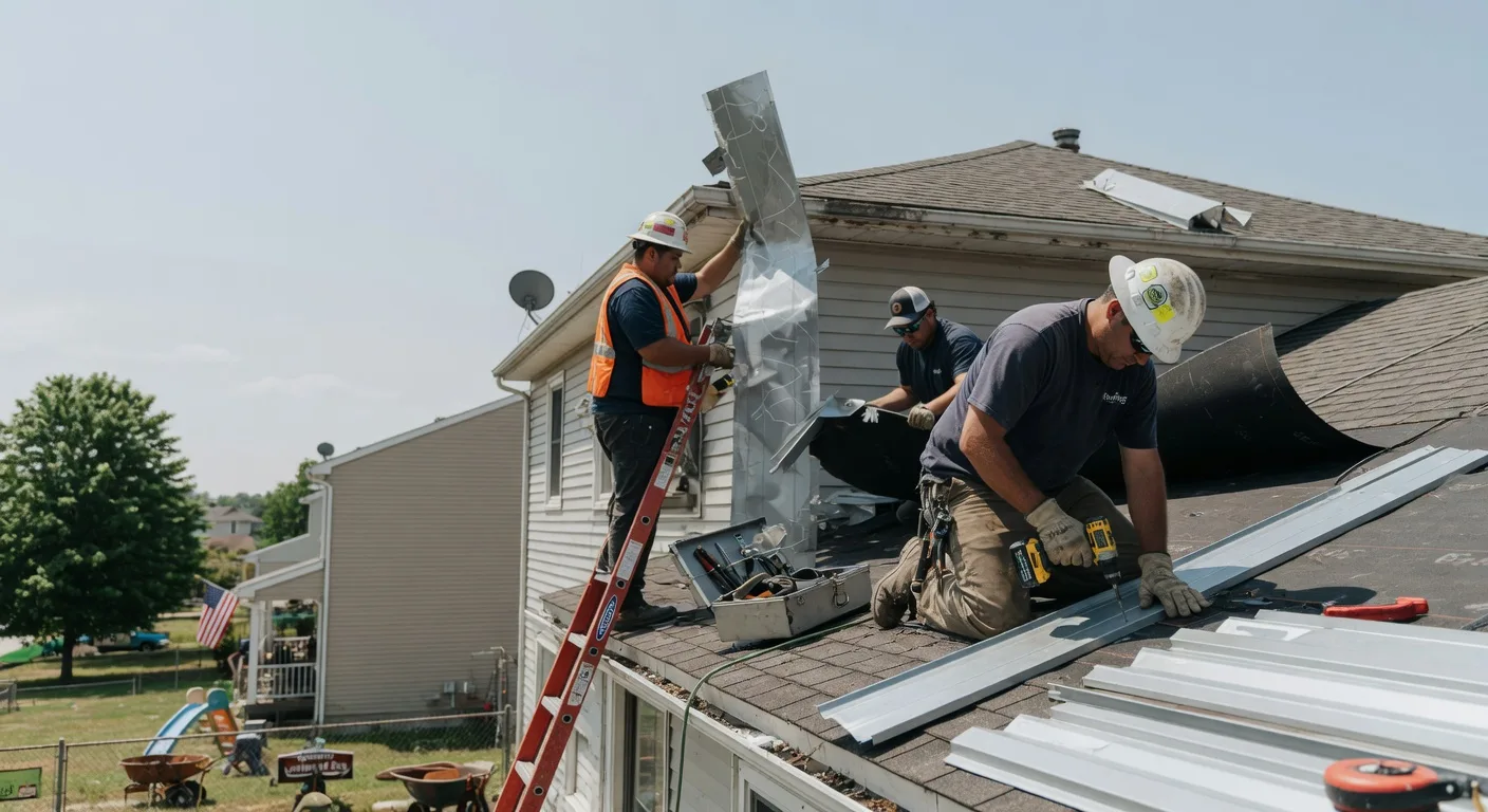 Storm Damage Metal Roof Repair in Taylorsville, GA